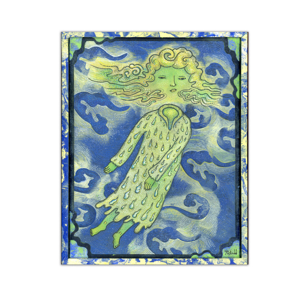 Picture of "Ghostly Zephyr", #3 in the Drifting Raincoat series.