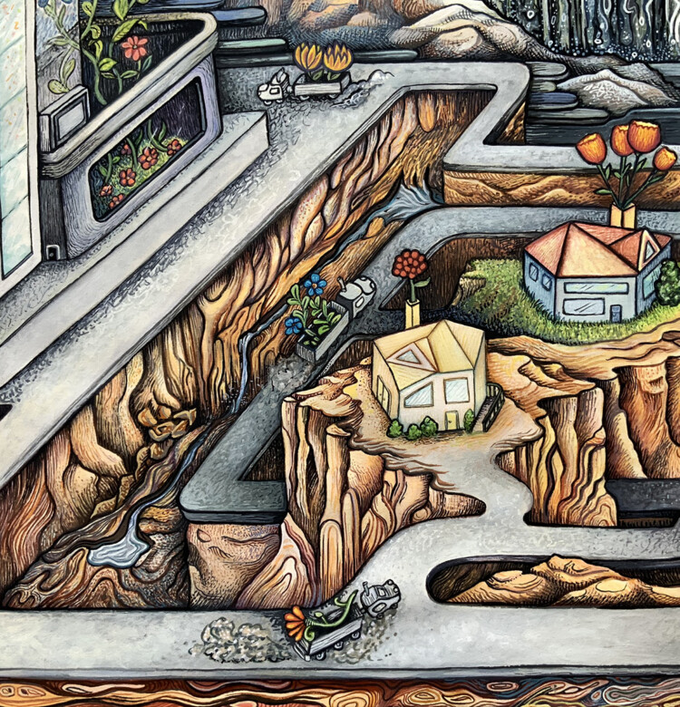 The Flower Factory By Poxodd (Close Up)