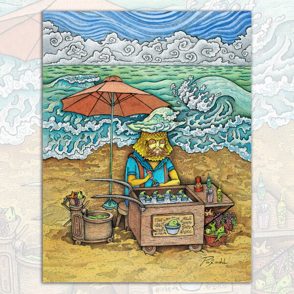 Sea Cream Vendor by Poxodd