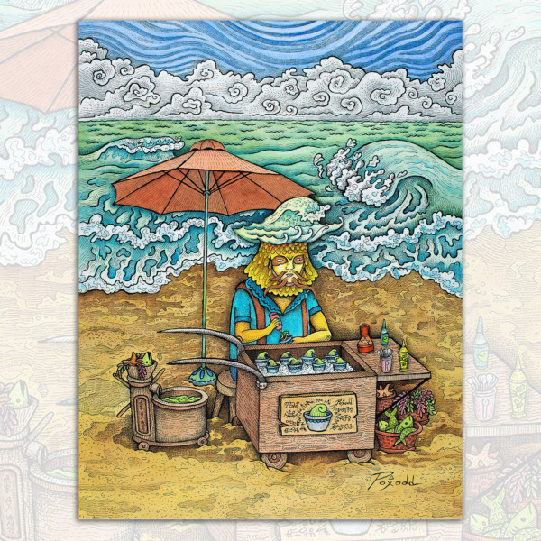 Sea Cream Vendor by Poxodd