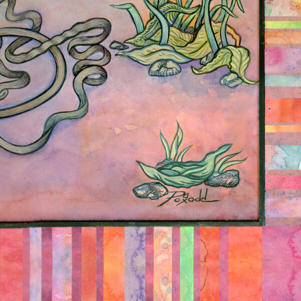 Nest of Noise painting cropped and zoomed